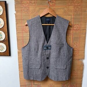 NWT Herringbone Waistcoat Suit Vest